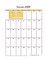 Free Monthly Calendar 09  