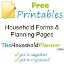 Free Household Printables