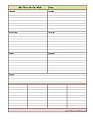 Free Printable Weekly Planner Sheet Block