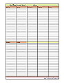 Free Printable Weekly Planner Sheet Column Style