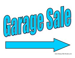 Click to download the free Garage Sale Sign Template