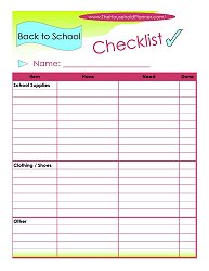 Click Here to Download the Free Printable Back to School Checklist