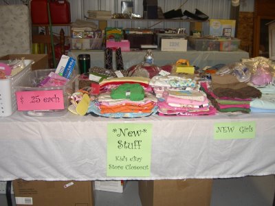 Use signs to label any specialty items like some of my New eBay inventory.